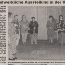 Volksbank Hildesheim mit Kath. Bildungswerk Hildesheim, Sept. 1994 - Eifel Journal, 08.09.1994