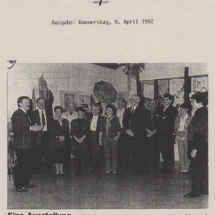 VHS Prüm, Ausstellung der Kreativkurse, Prüm- Dausfeld, April 1992 - Eifel Journal Prüm, 09.04.1992